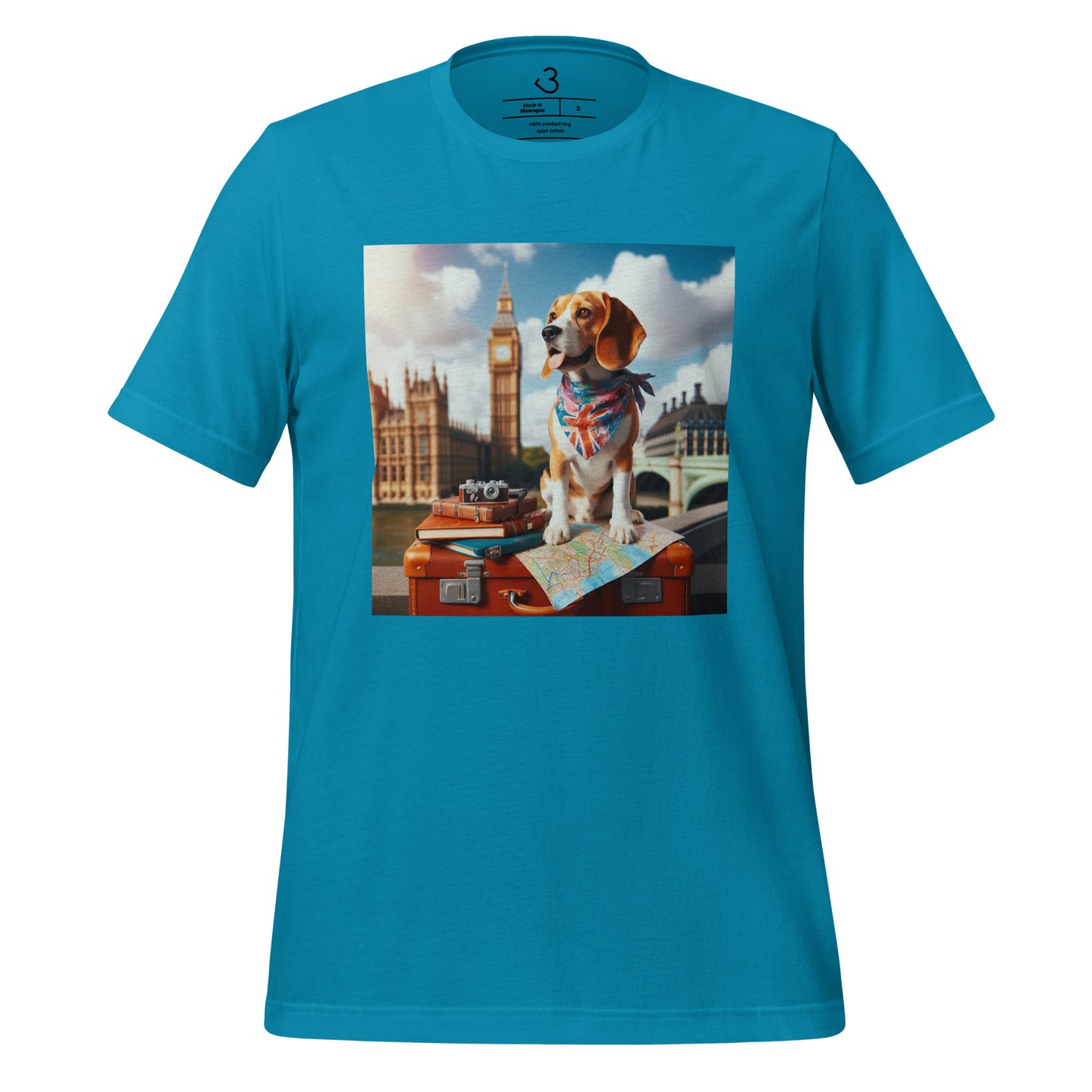 Camiseta beagle viajero