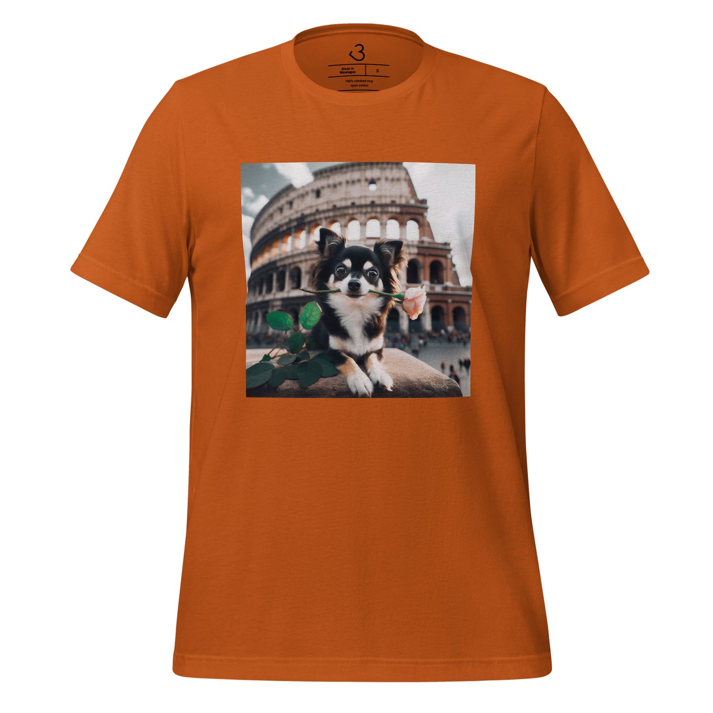 Camiseta chihuahua viajero