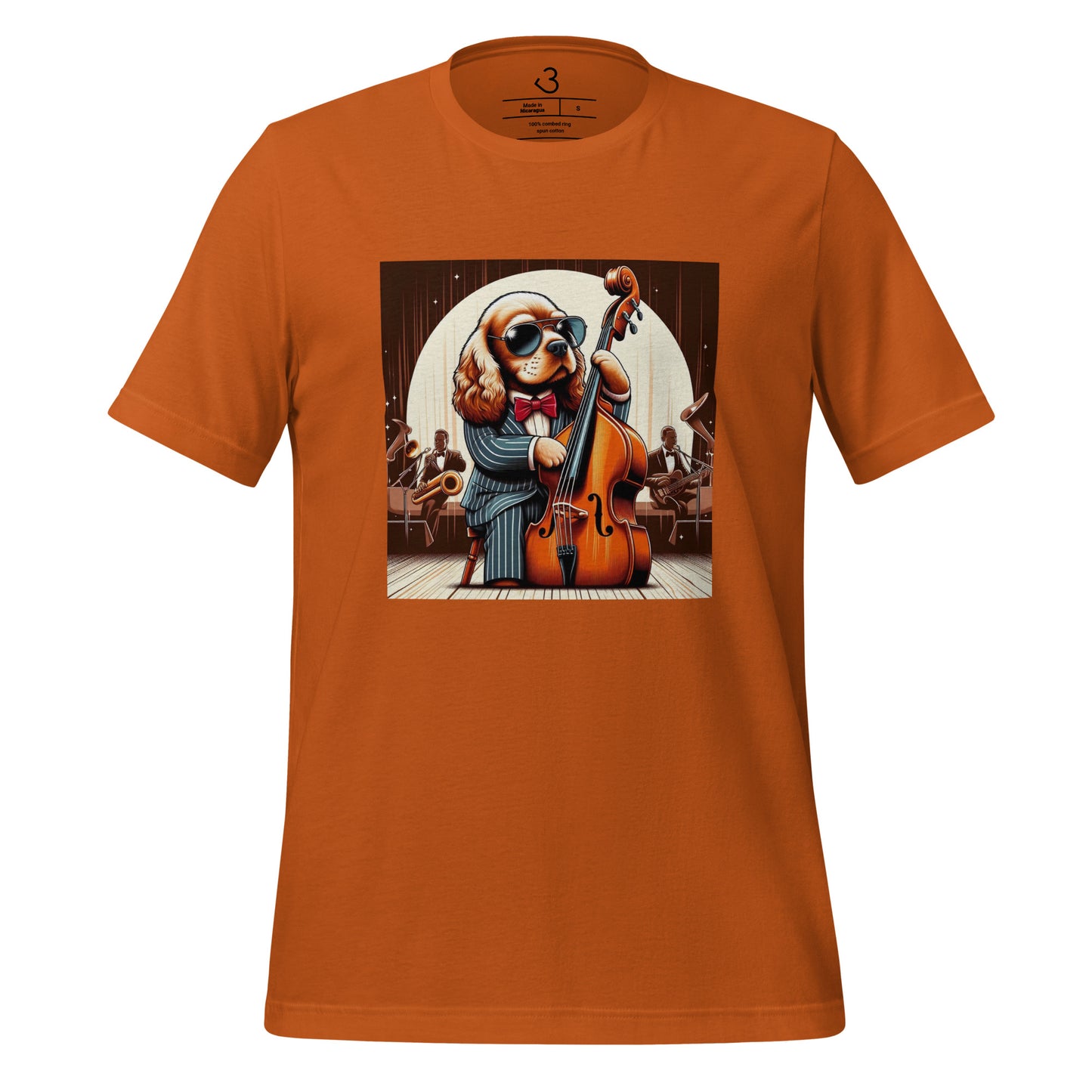 Camiseta cocker músico
