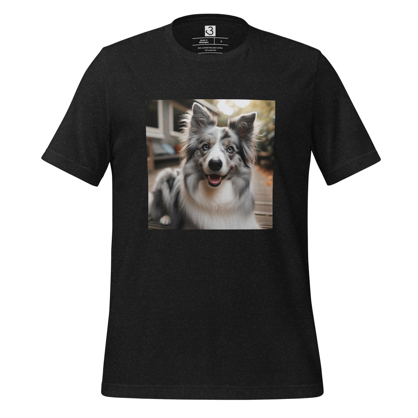 Camiseta collie gris