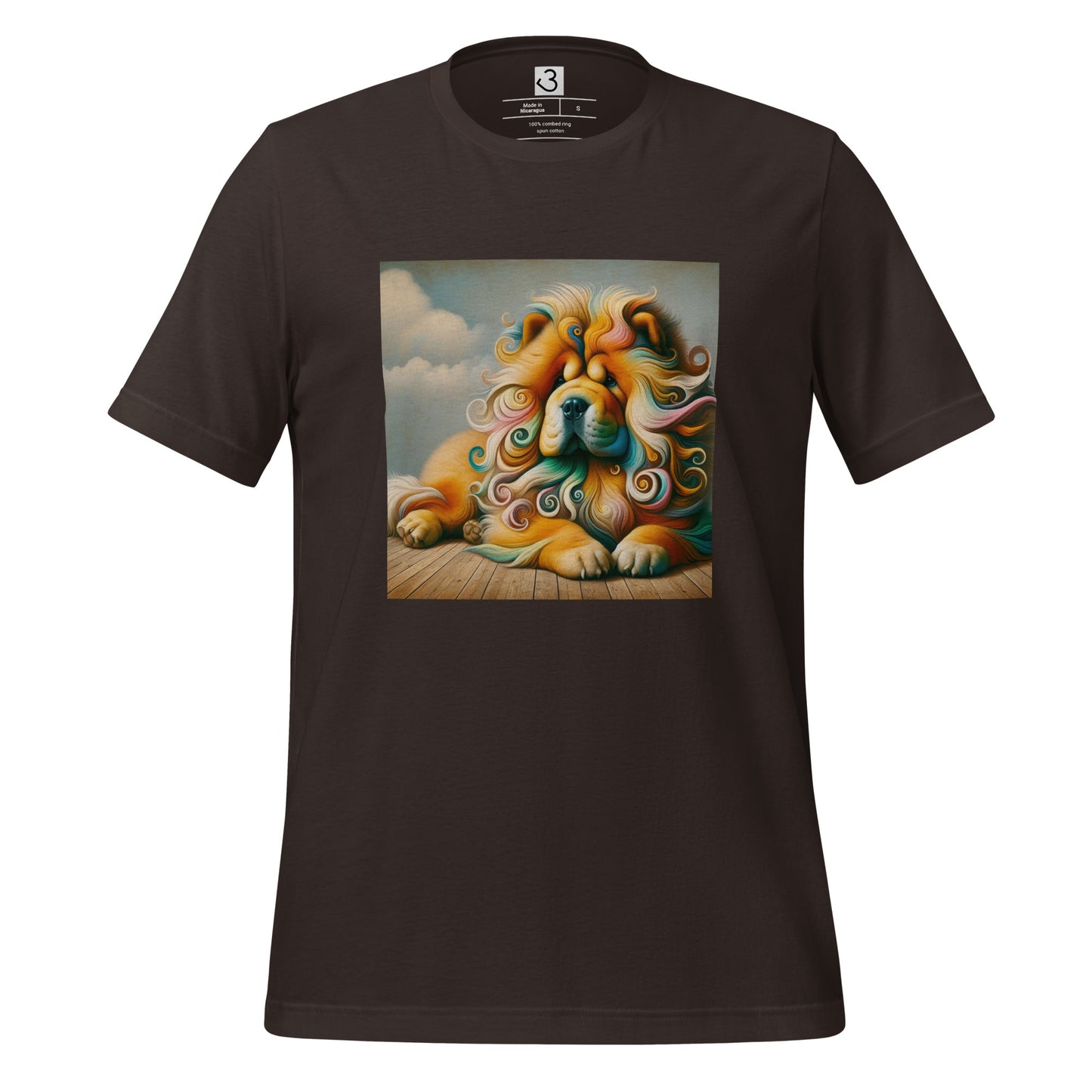 Camiseta chow chow painting