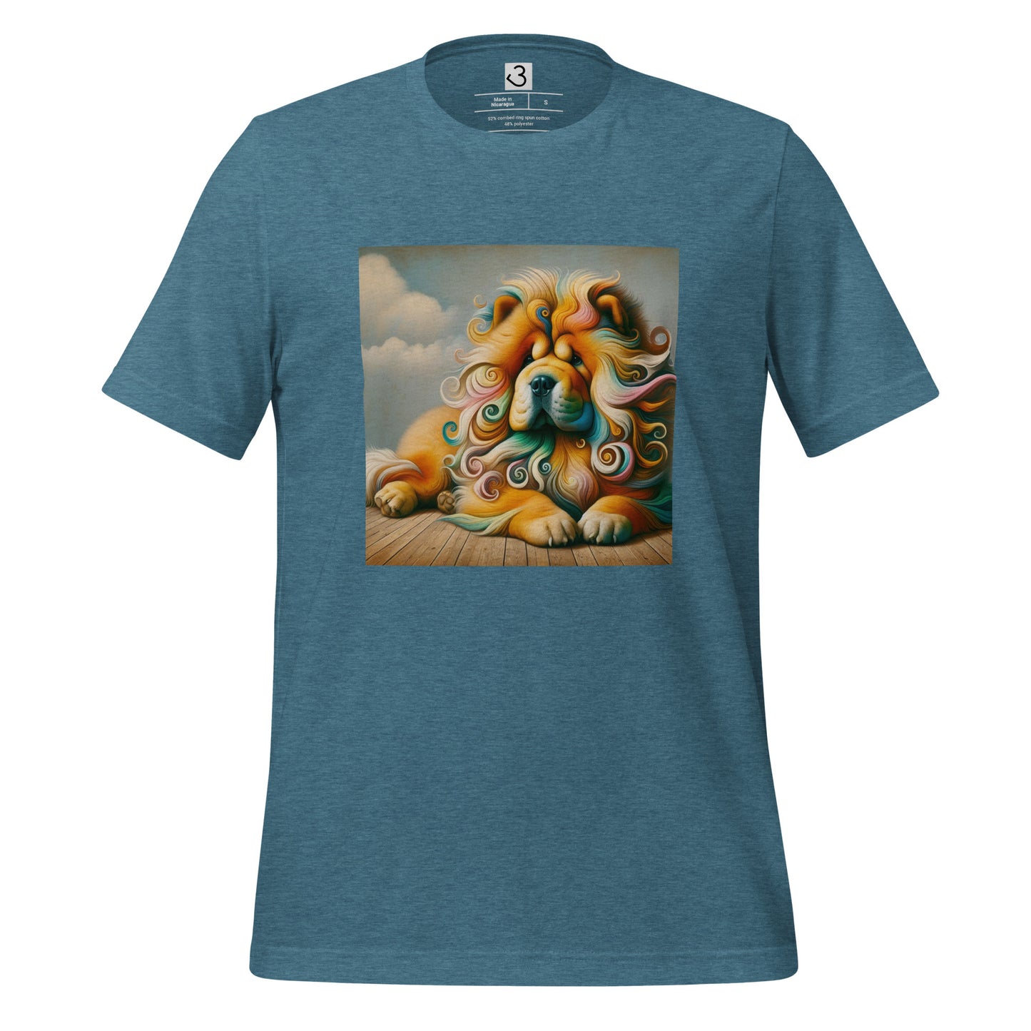 Camiseta chow chow painting