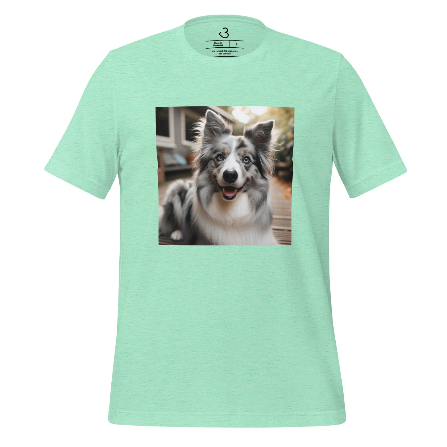 Camiseta collie gris