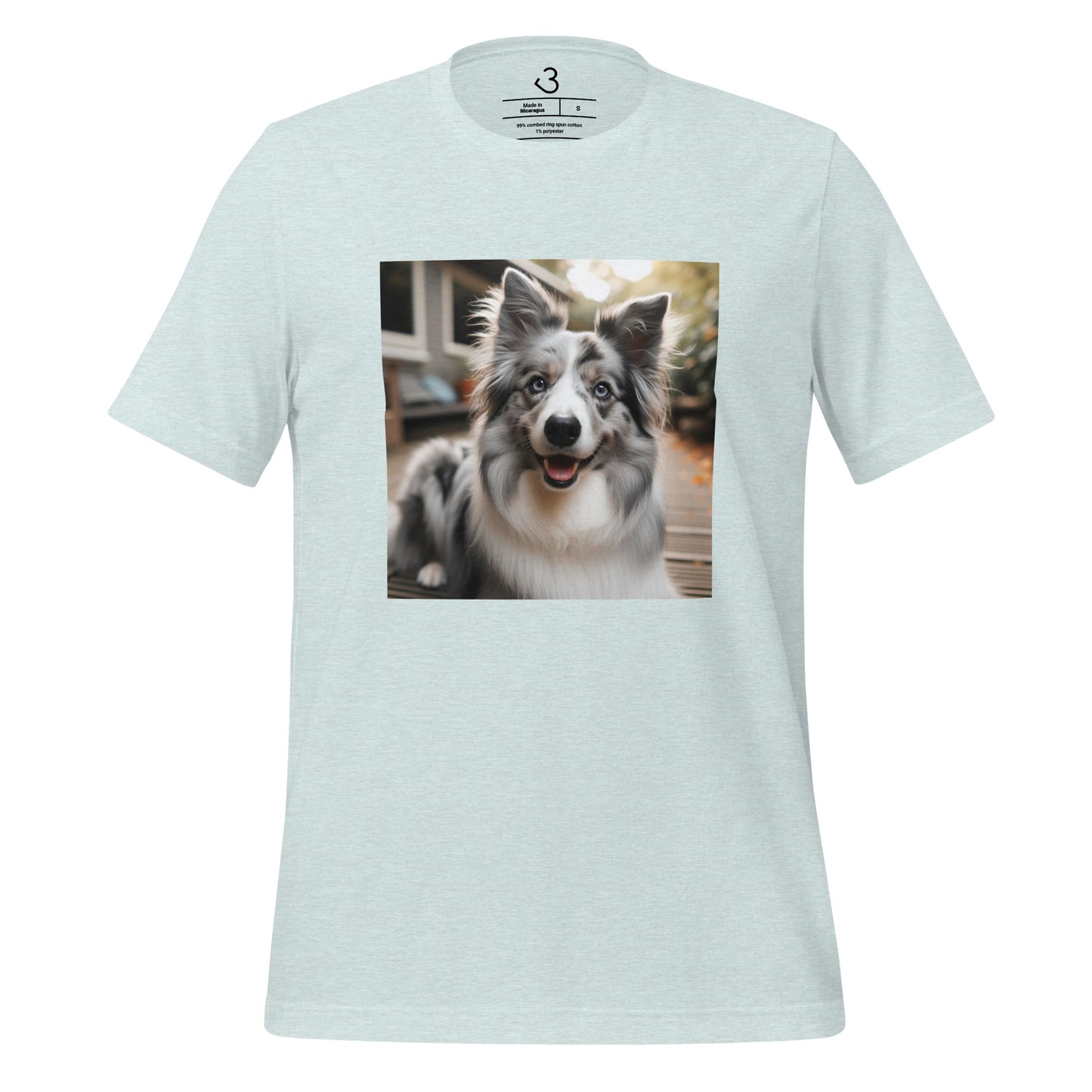 Camiseta collie gris