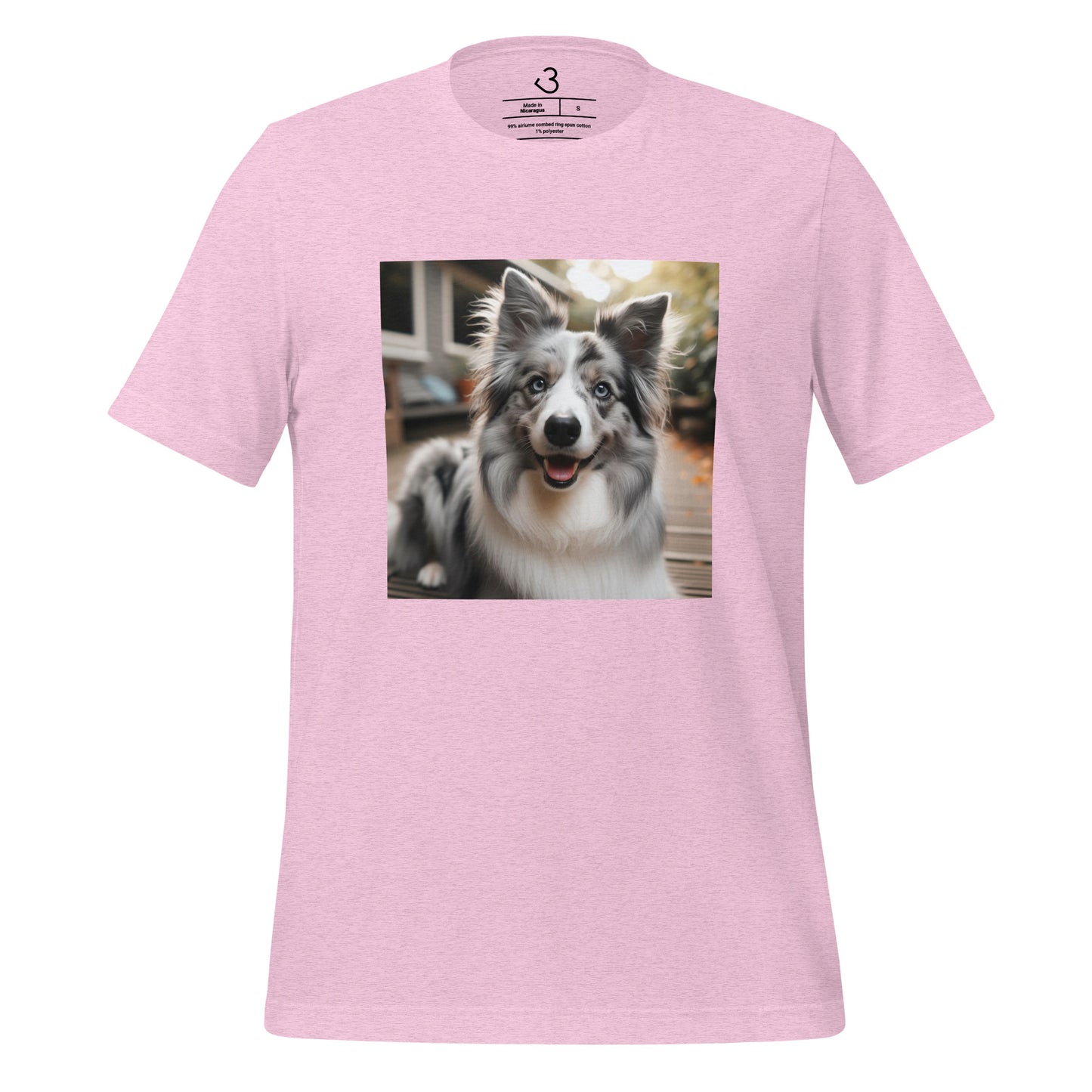 Camiseta collie gris