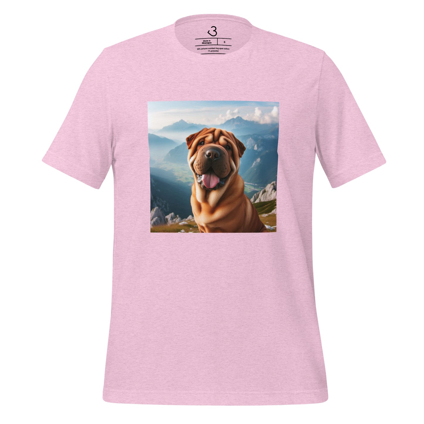 Camiseta shar pei montaña