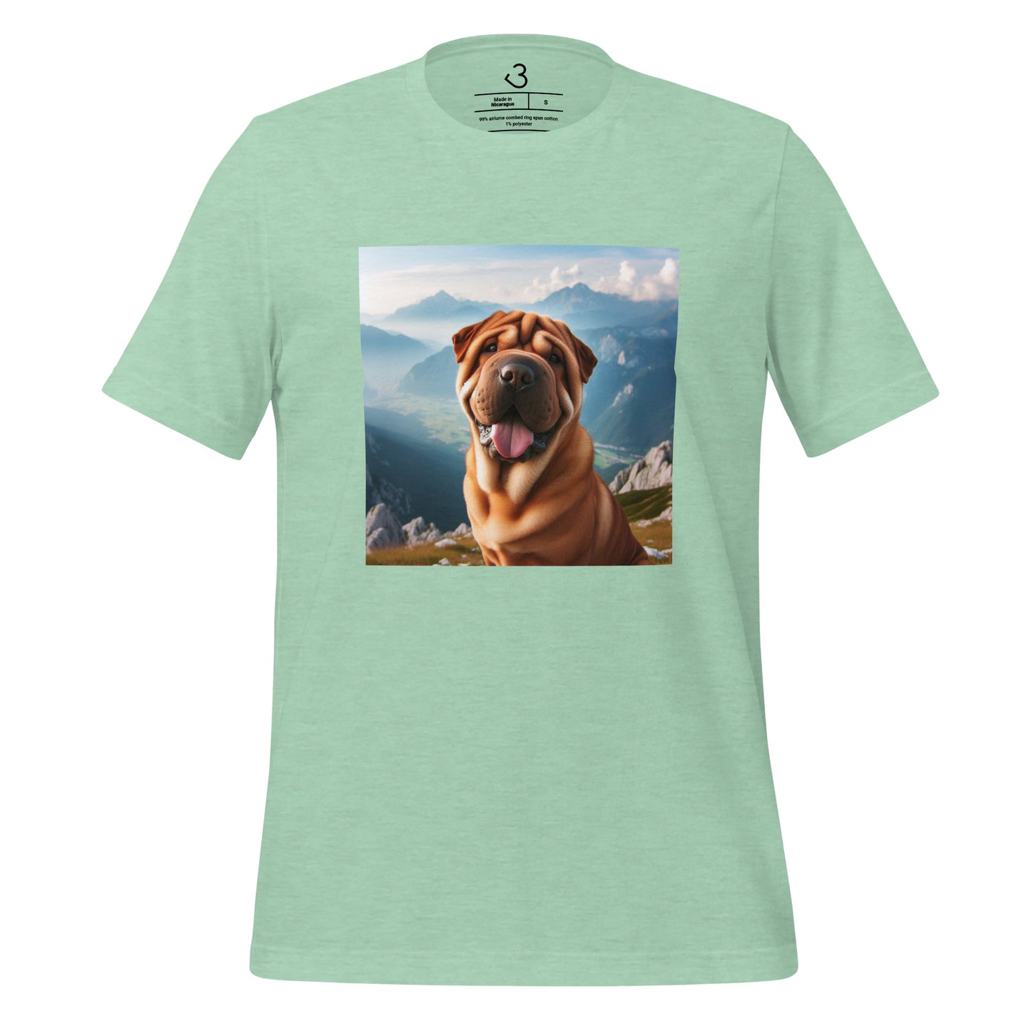 Camiseta shar pei montaña