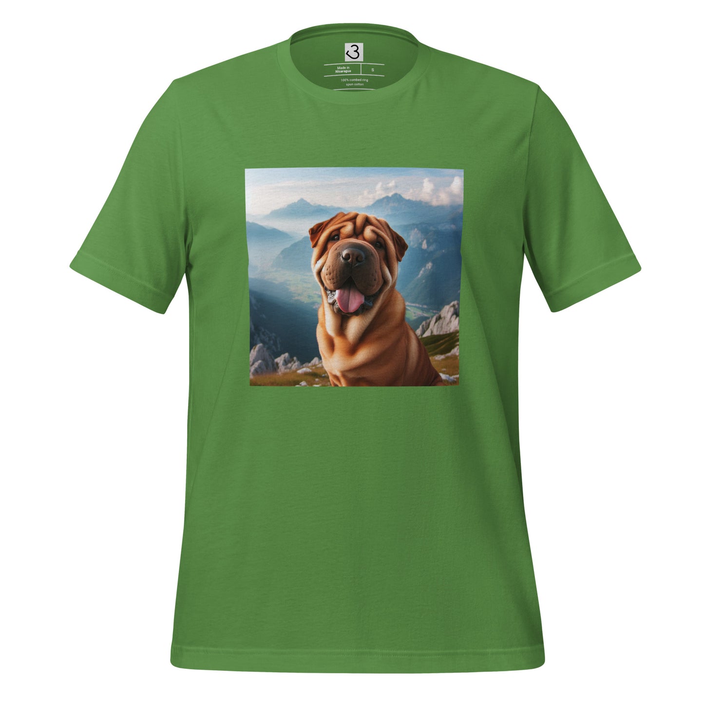 Camiseta shar pei montaña