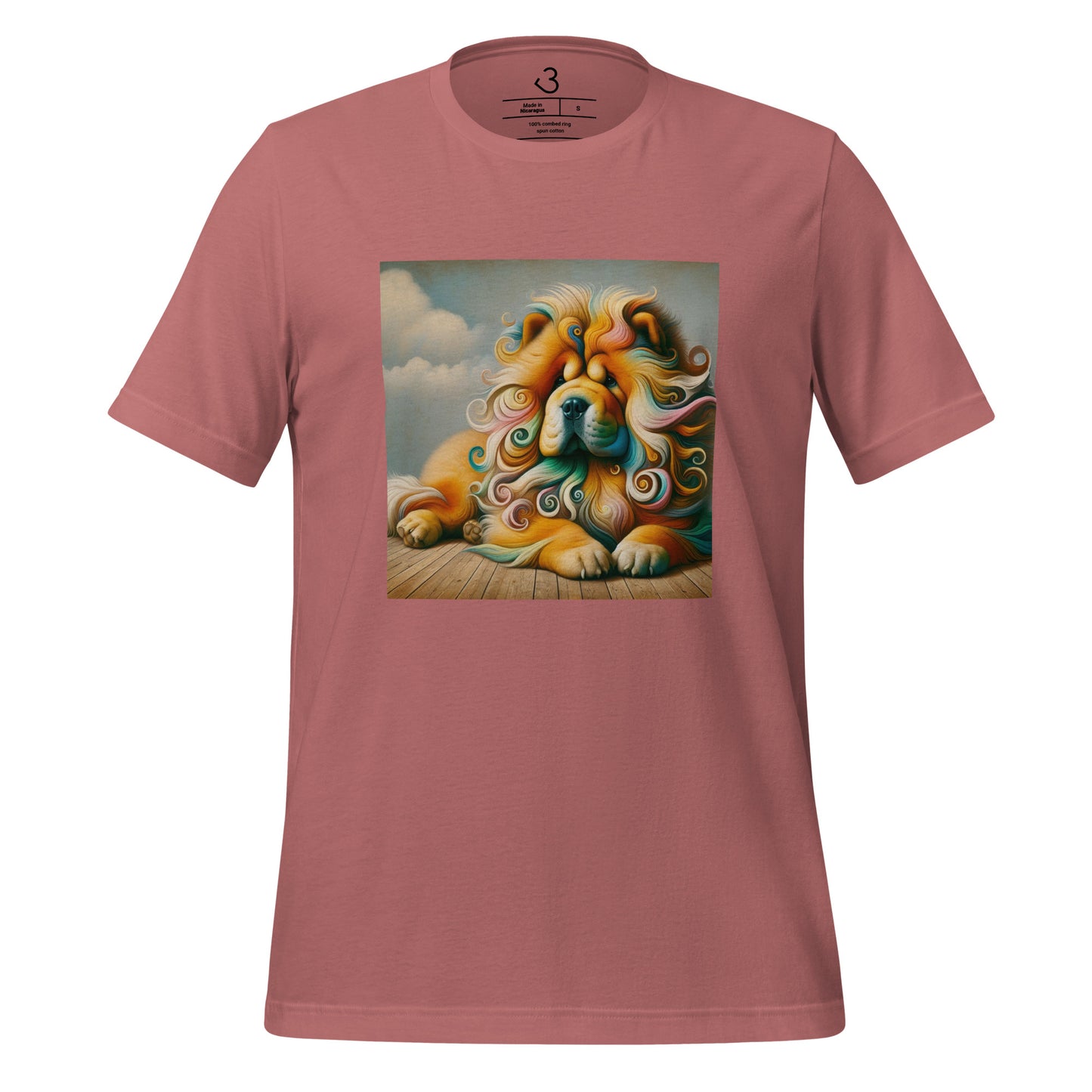 Camiseta chow chow painting