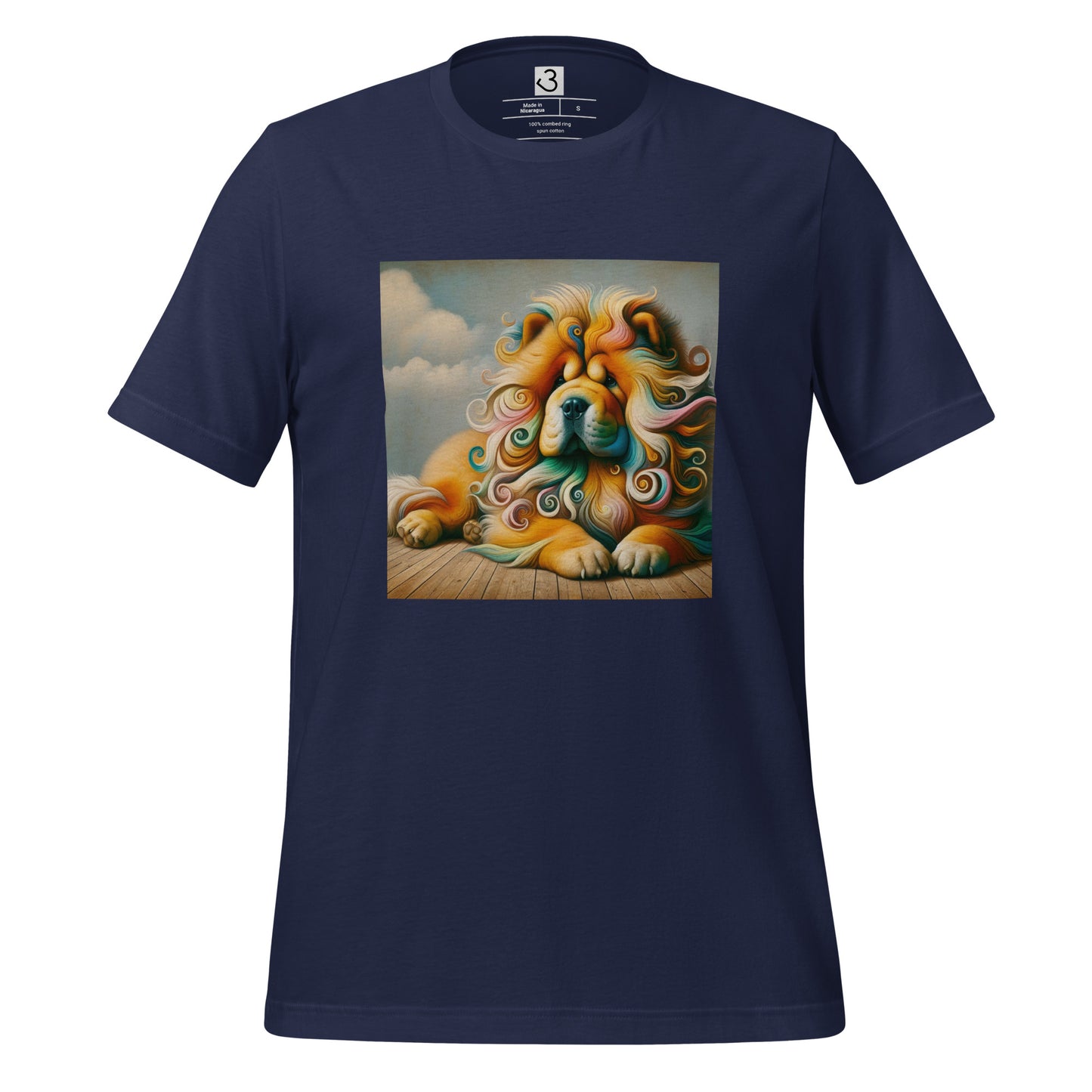 Camiseta chow chow painting