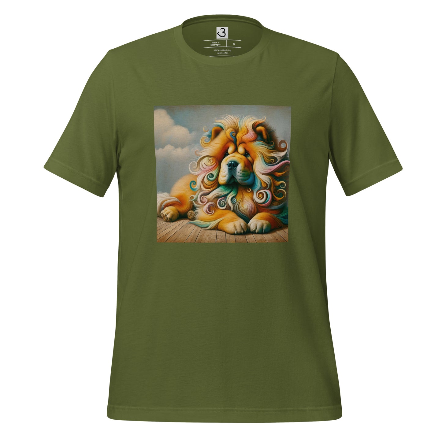 Camiseta chow chow painting