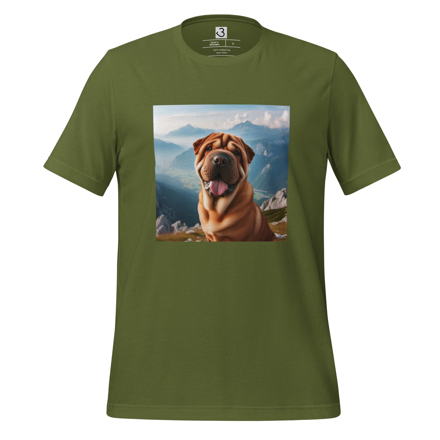 Camiseta shar pei montaña