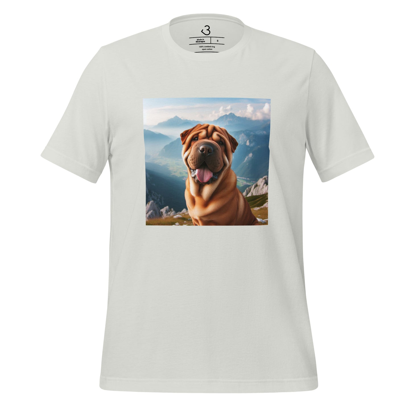 Camiseta shar pei montaña