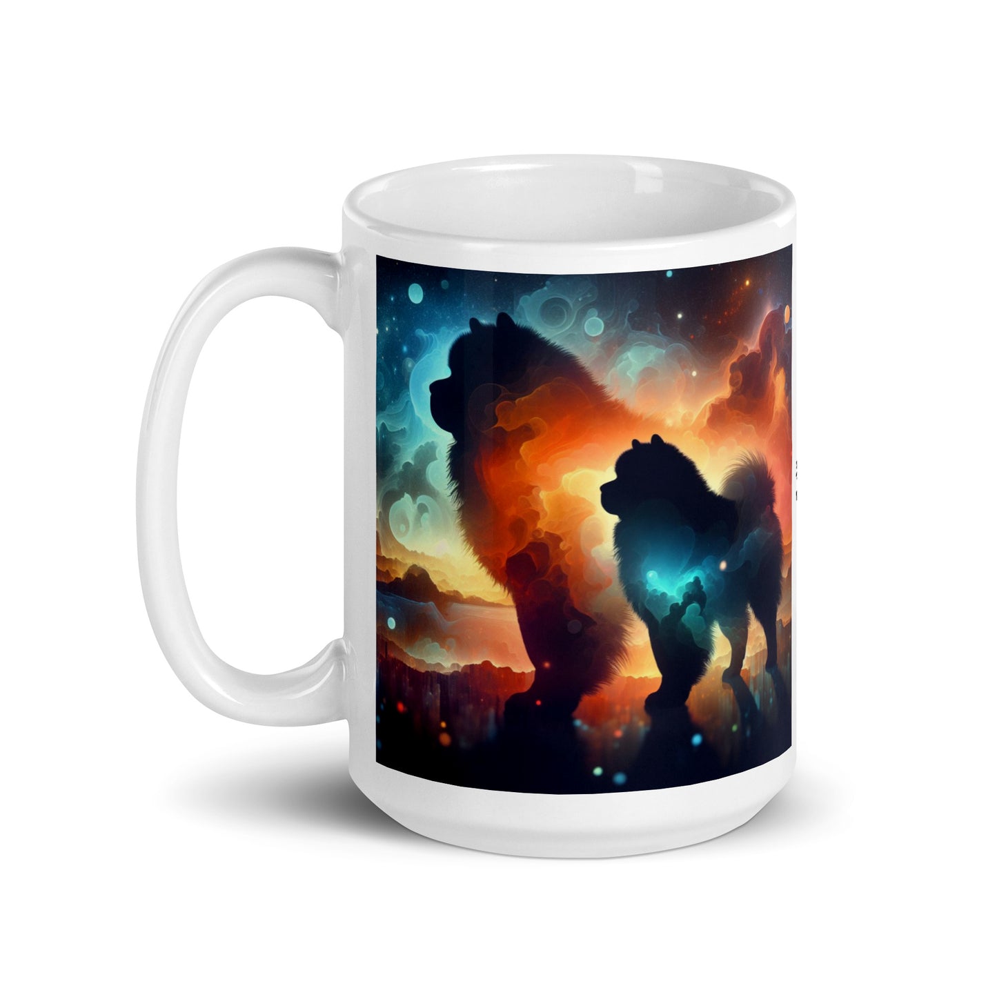 Taza chow chow sombras