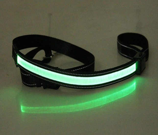 Collar fluorescente solar