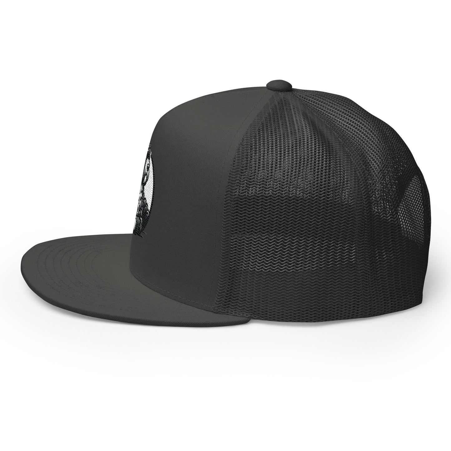 Gorra tipo trucker water dog white and black