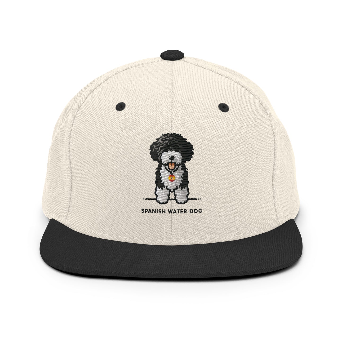 Gorra snapback water dog black & white