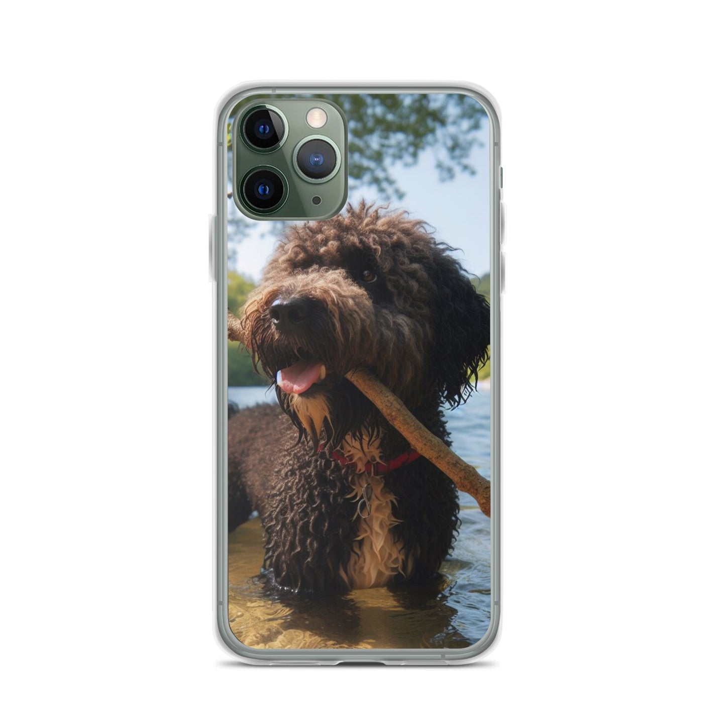 Funda transparente water dog palo