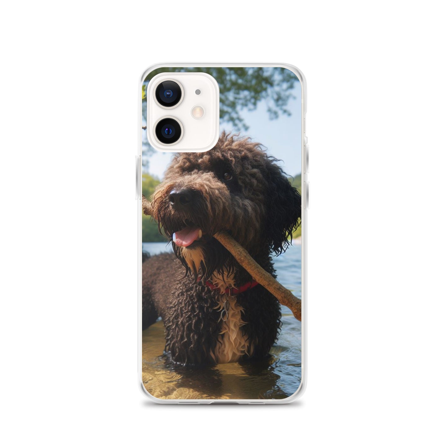 Funda transparente water dog palo