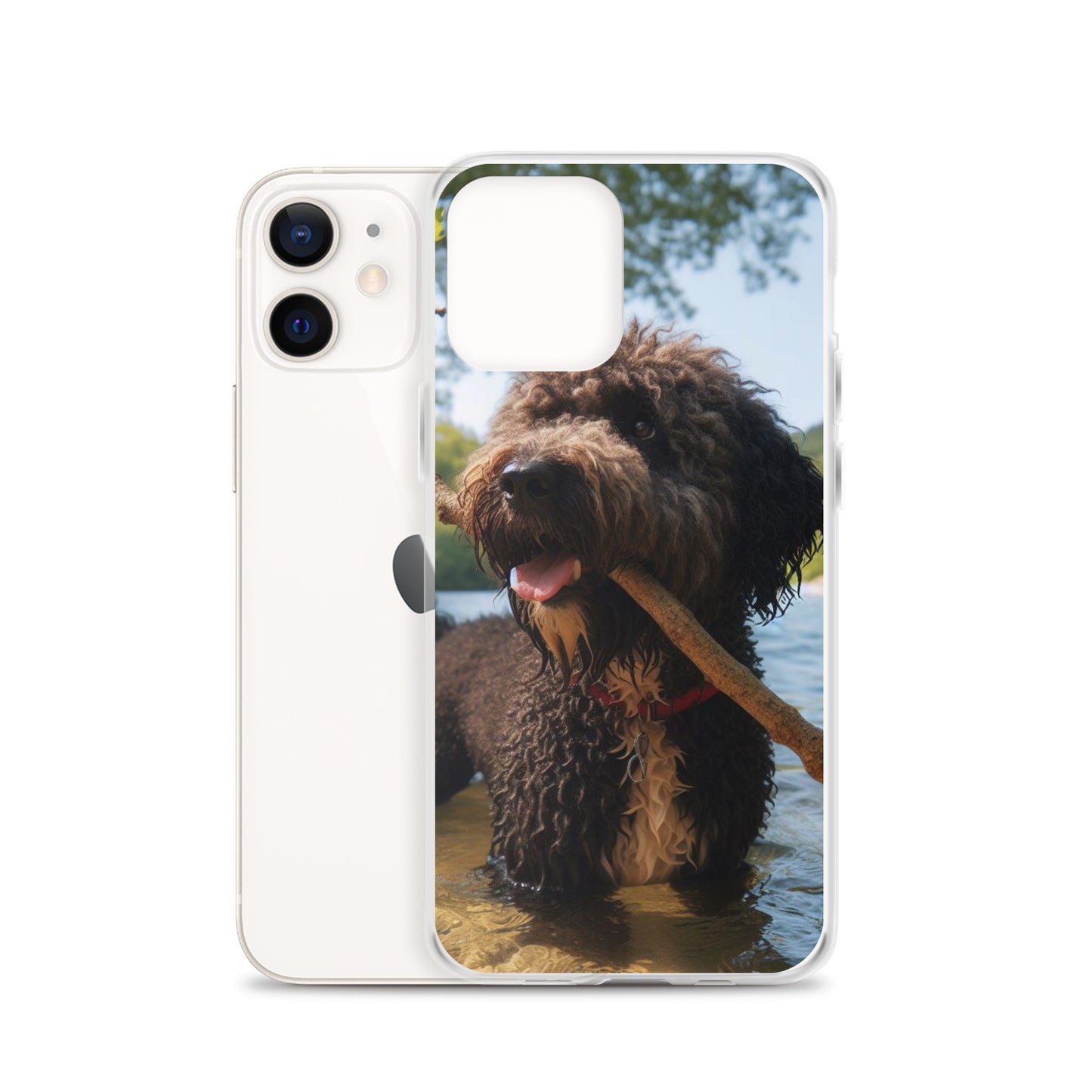 Funda transparente water dog palo