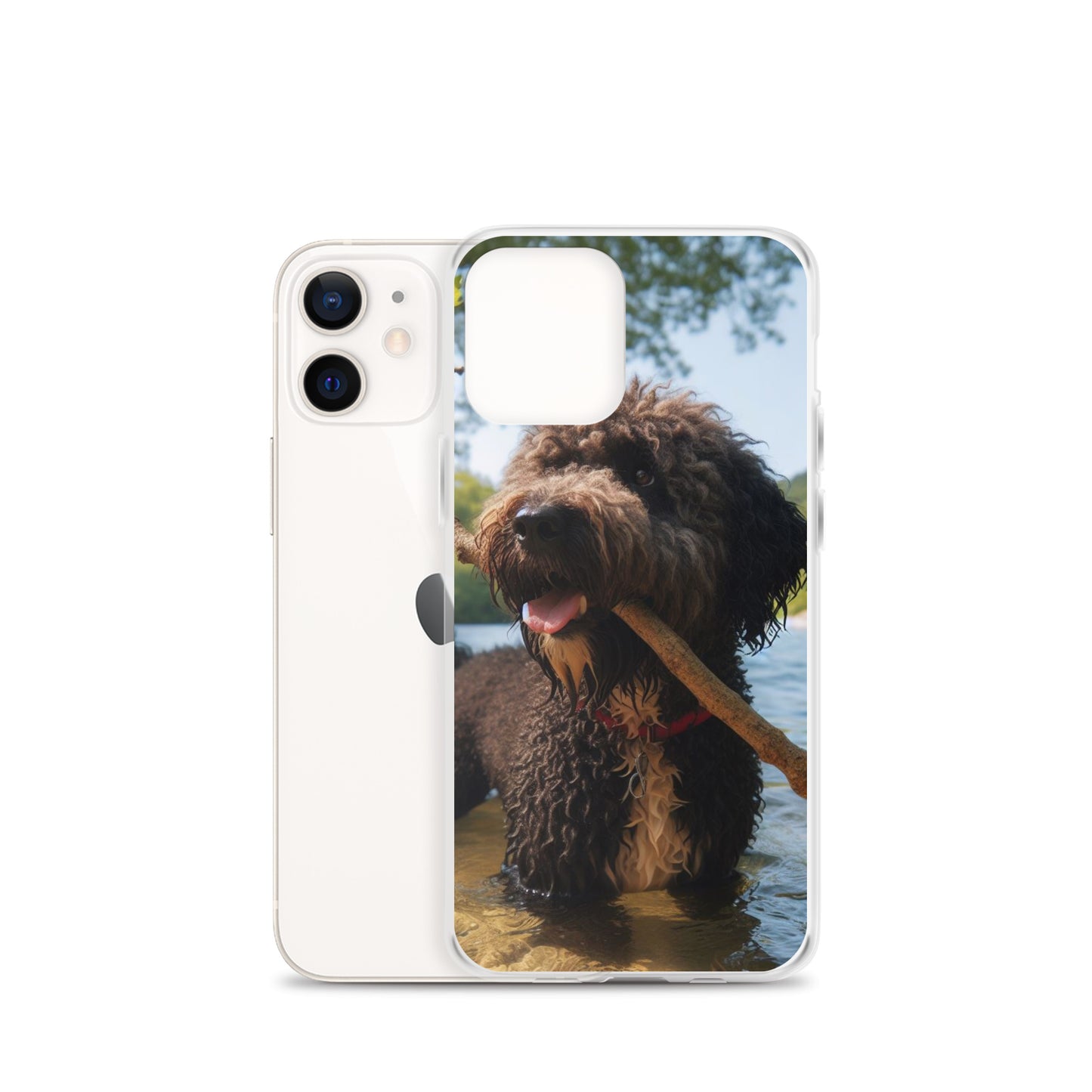 Funda transparente water dog palo