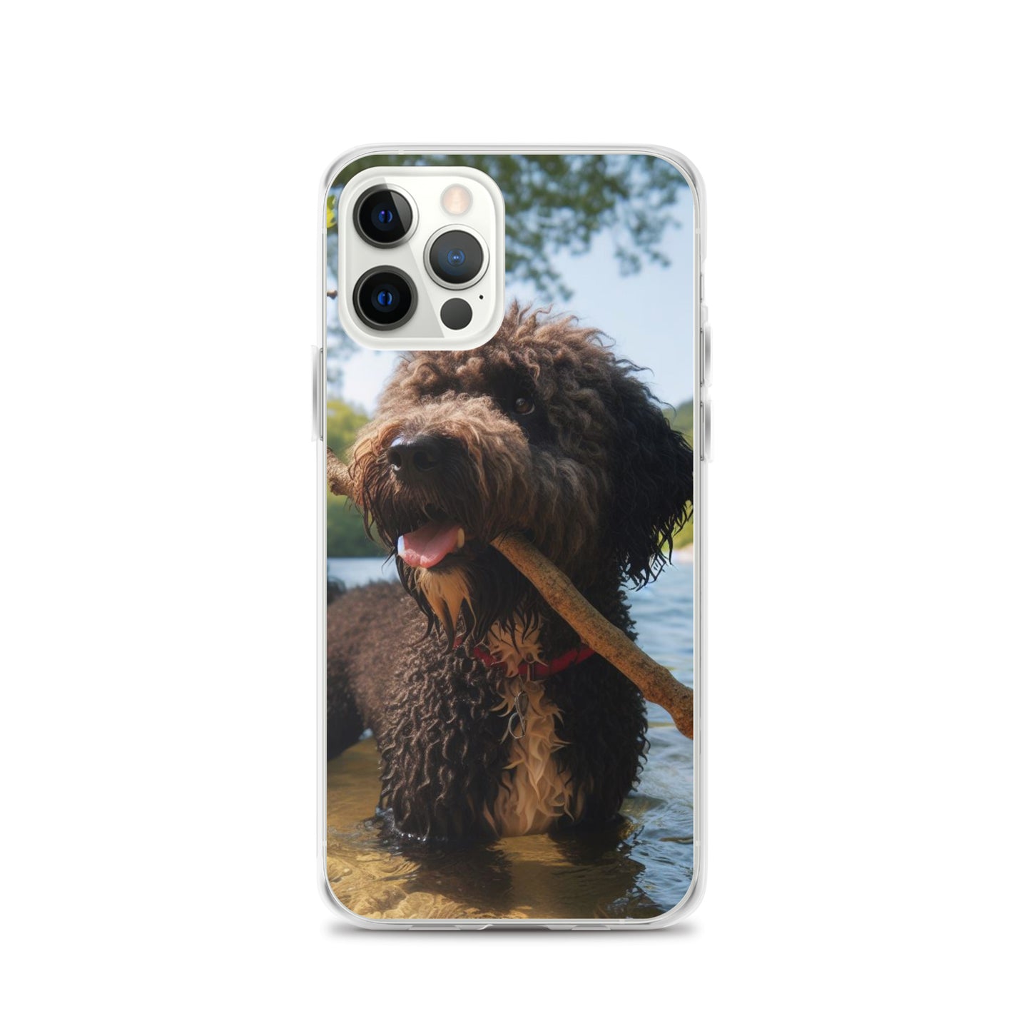 Funda transparente water dog palo