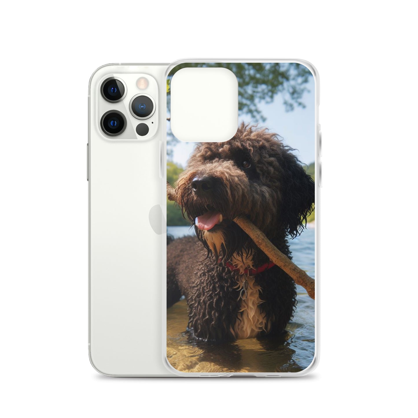 Funda transparente water dog palo