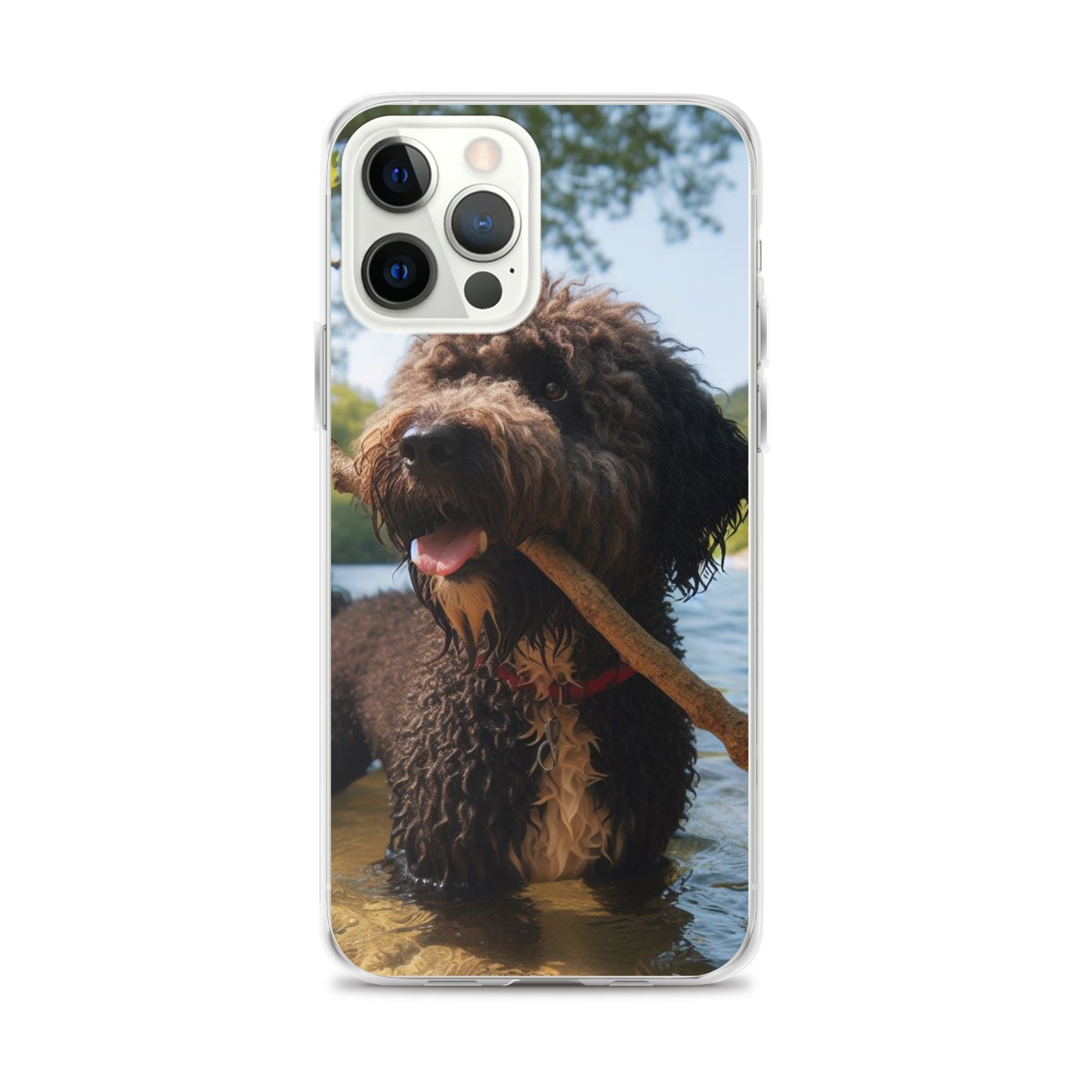 Funda transparente water dog palo