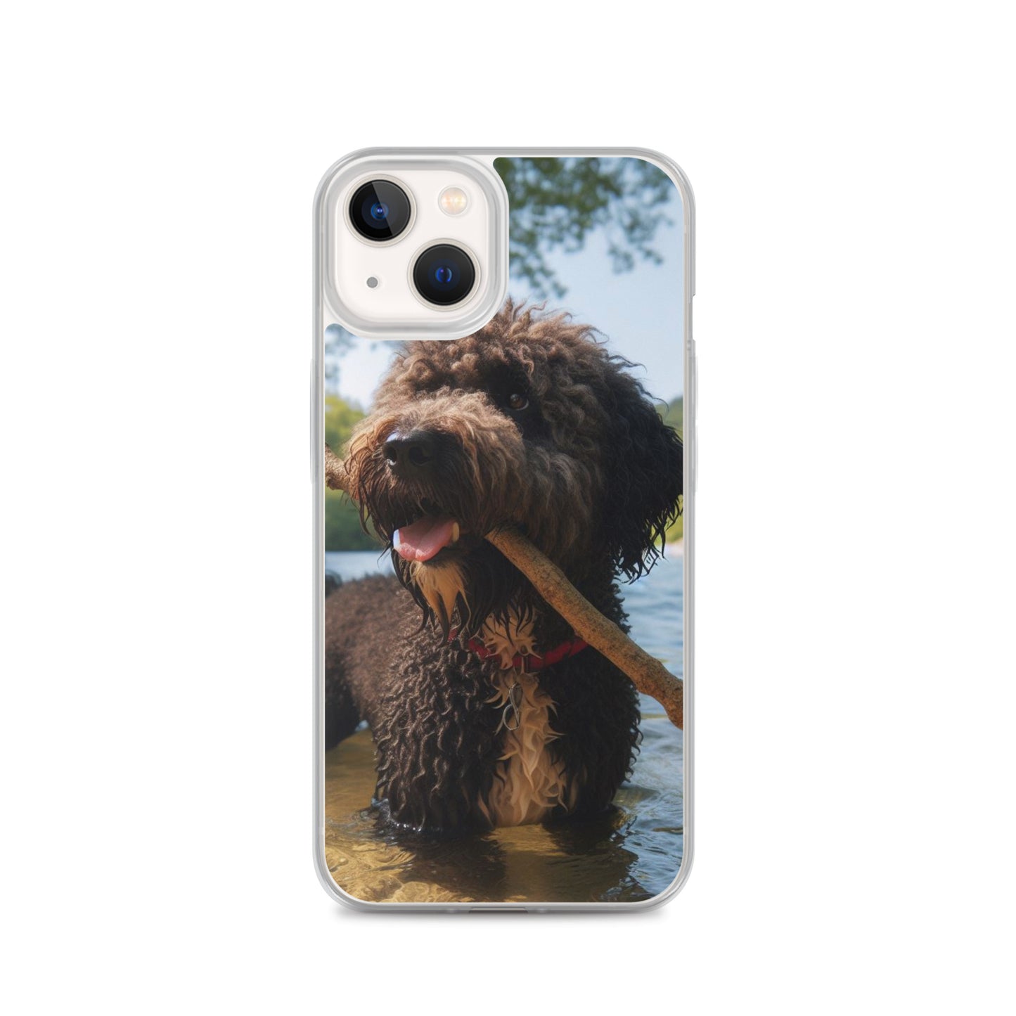 Funda transparente water dog palo