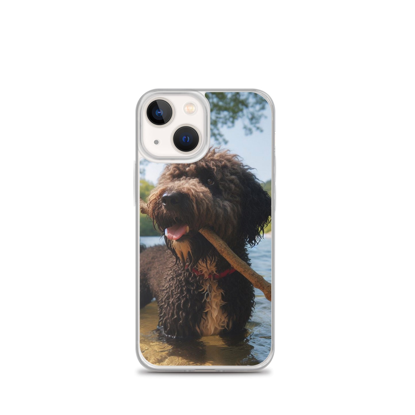 Funda transparente water dog palo