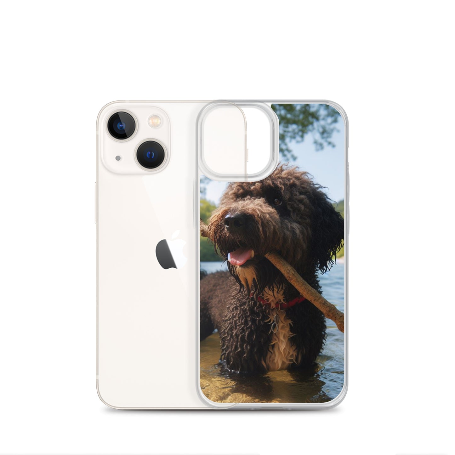 Funda transparente water dog palo