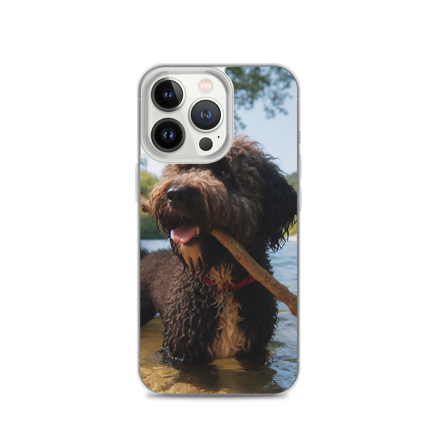 Funda transparente water dog palo