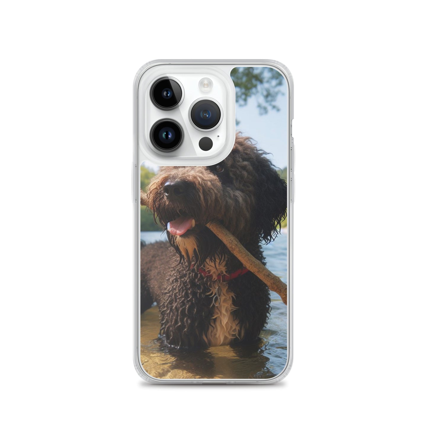 Funda transparente water dog palo