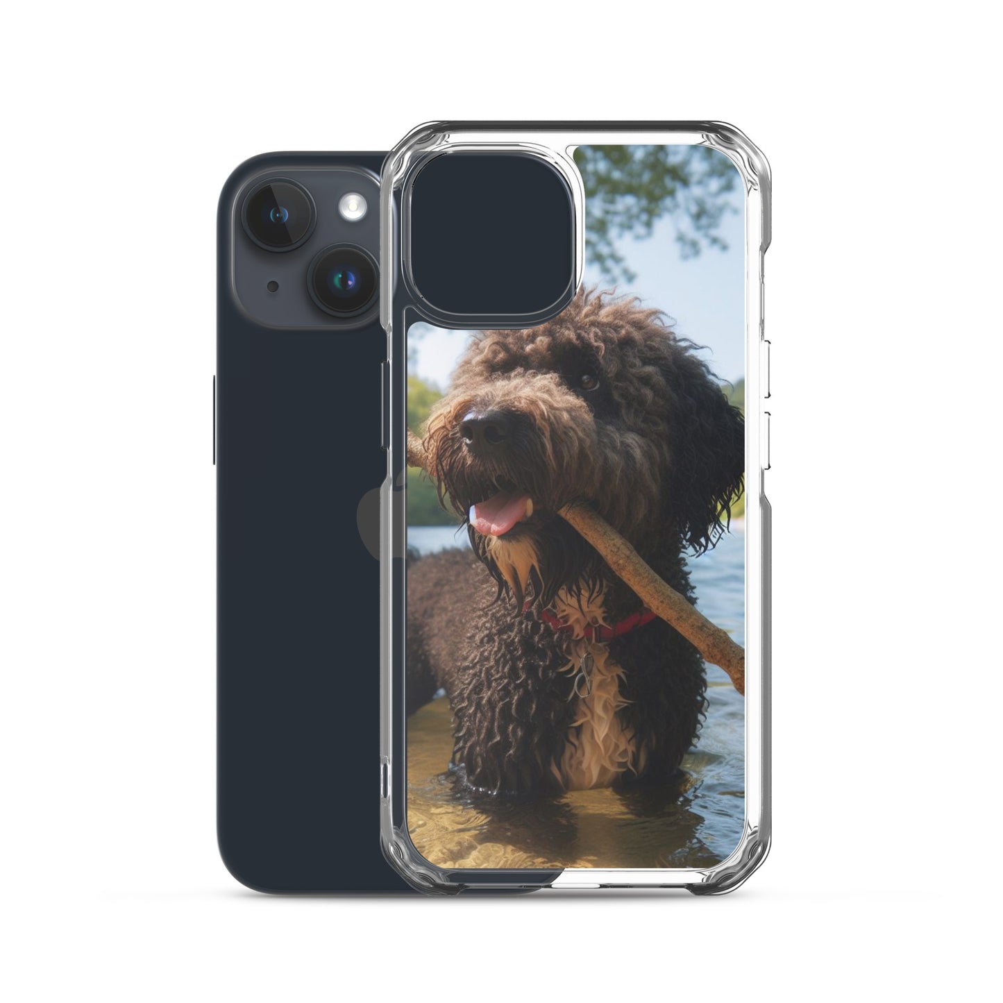 Funda transparente water dog palo