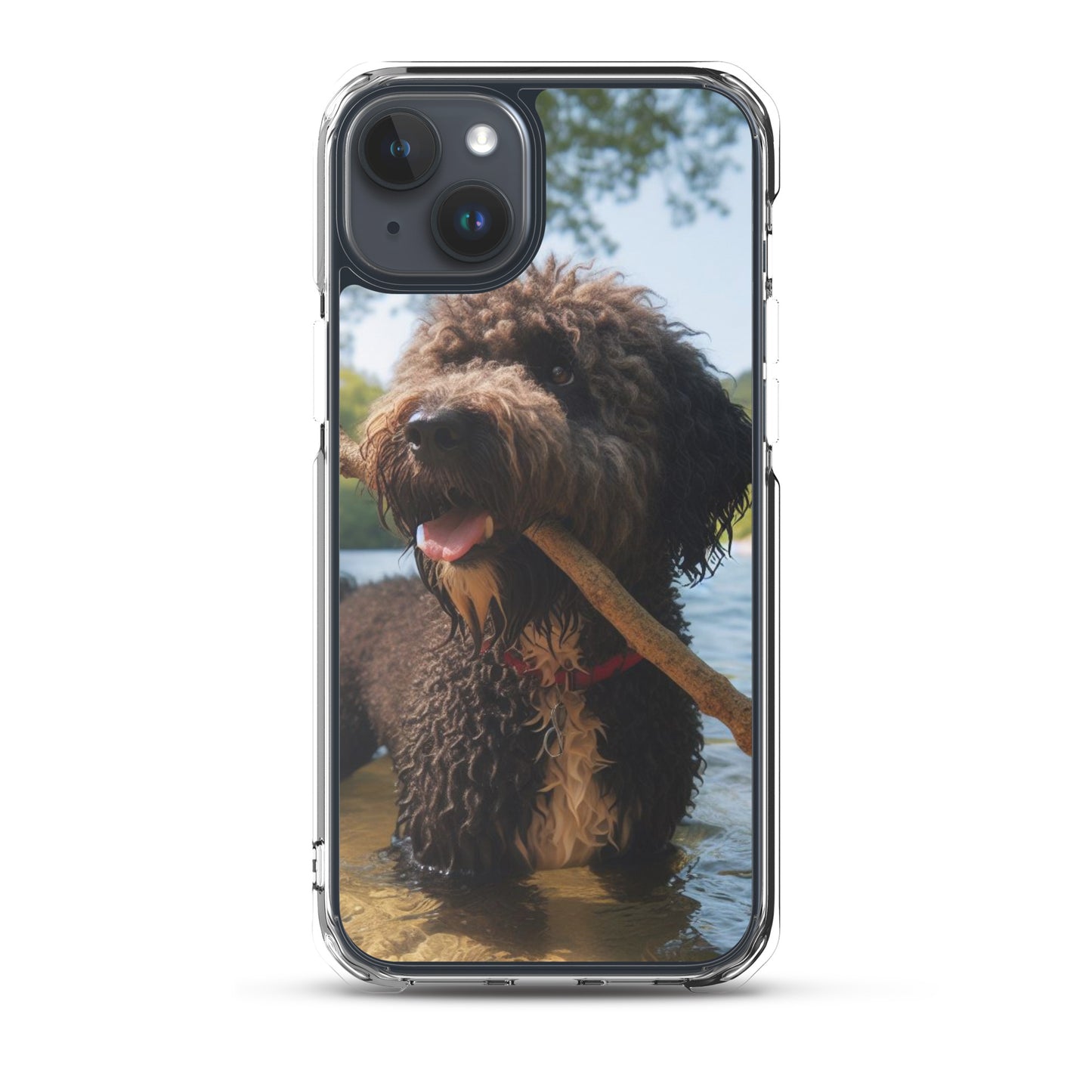 Funda transparente water dog palo