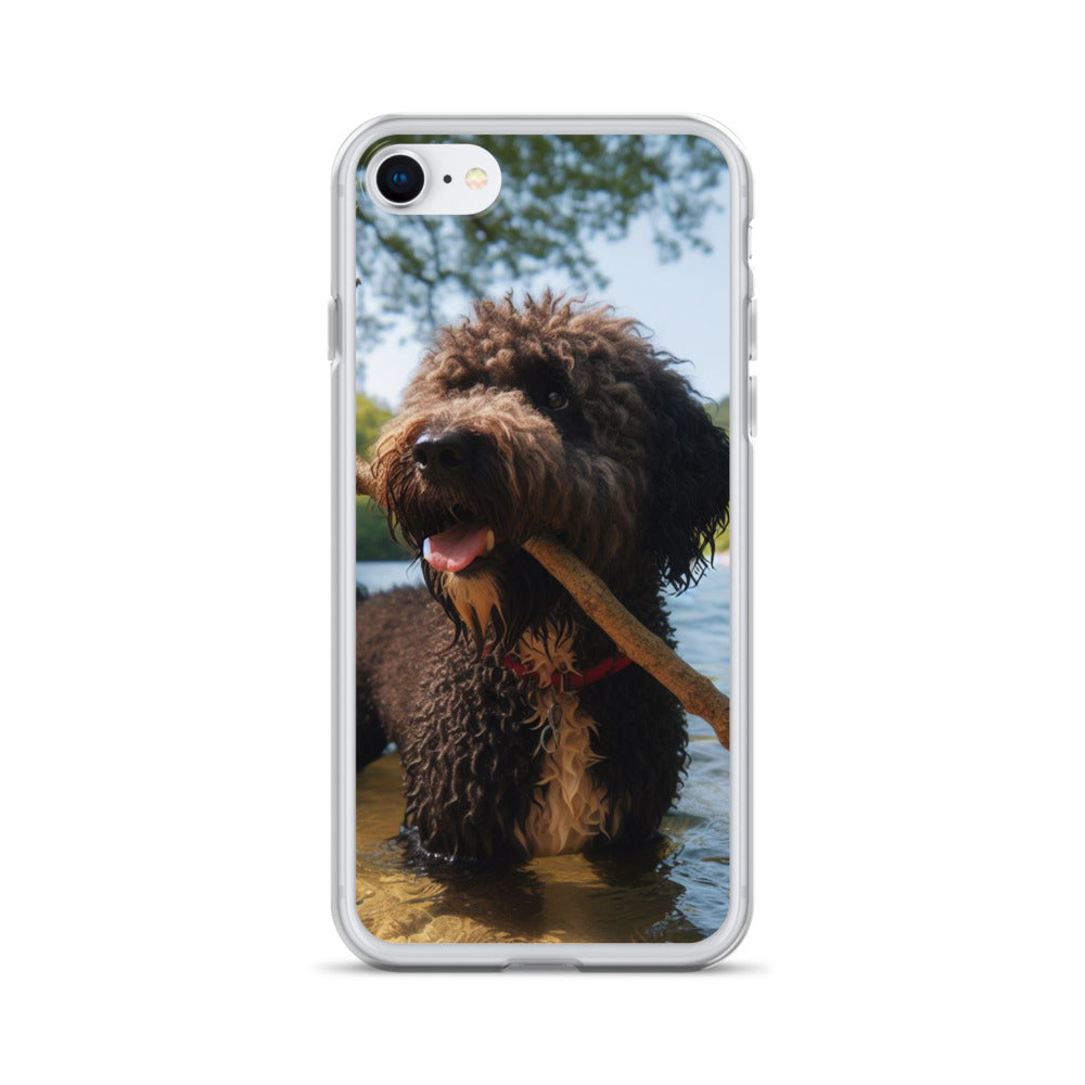 Funda transparente water dog palo