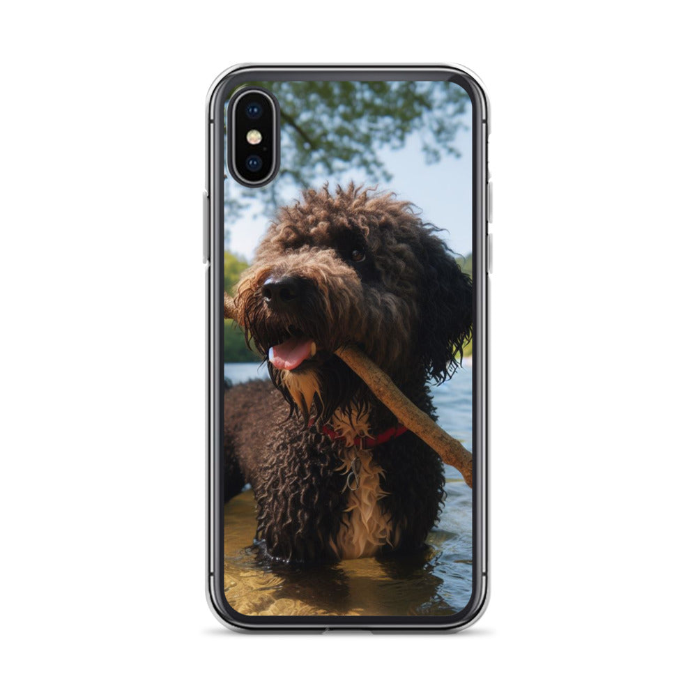 Funda transparente water dog palo