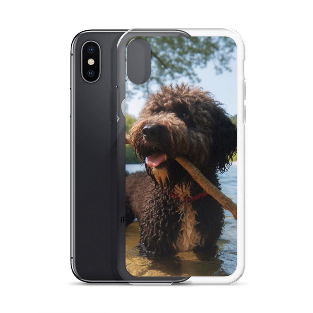 Funda transparente water dog palo