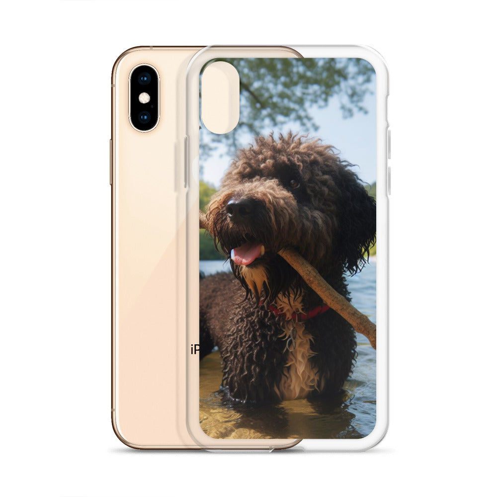 Funda transparente water dog palo