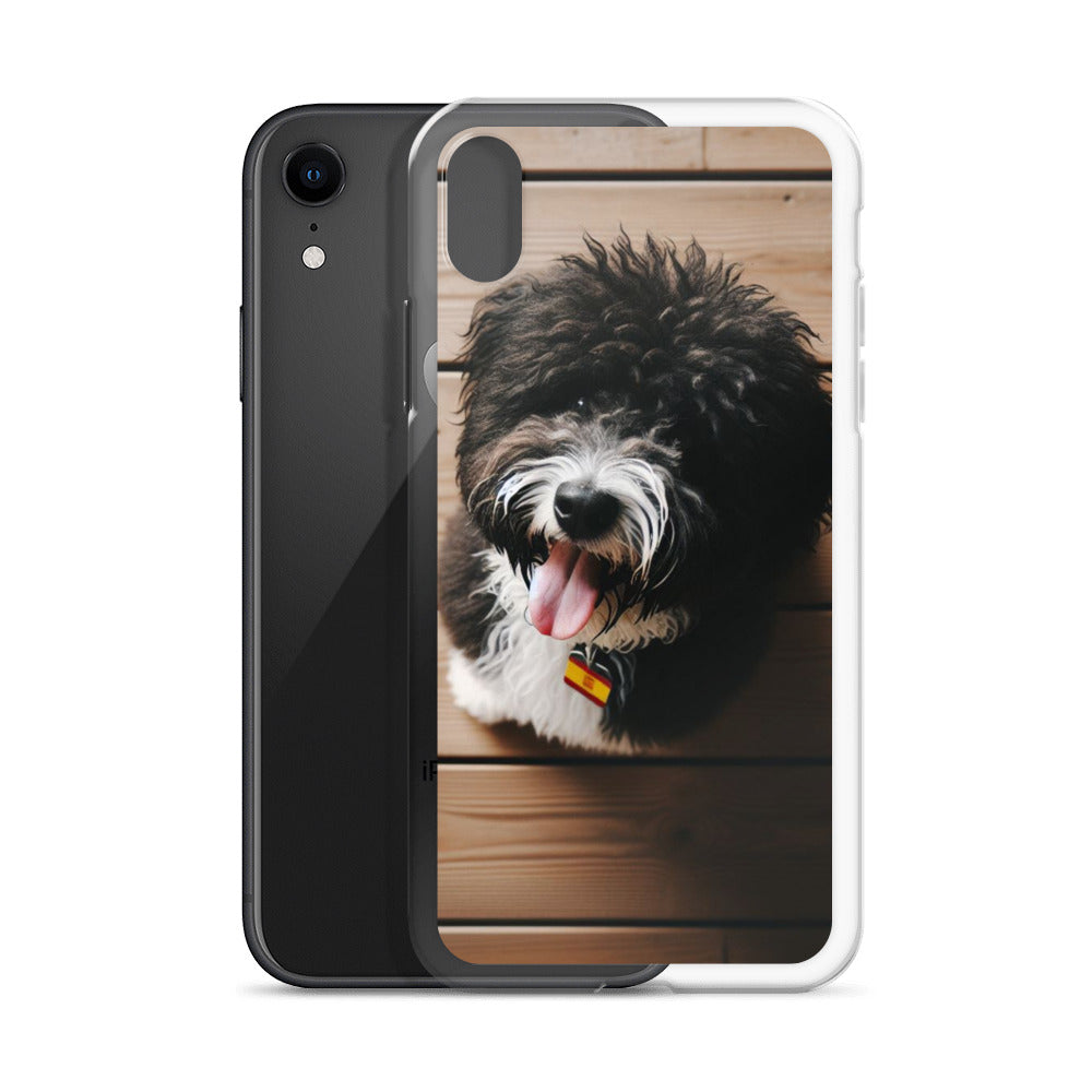 Funda transparente water dog mirada