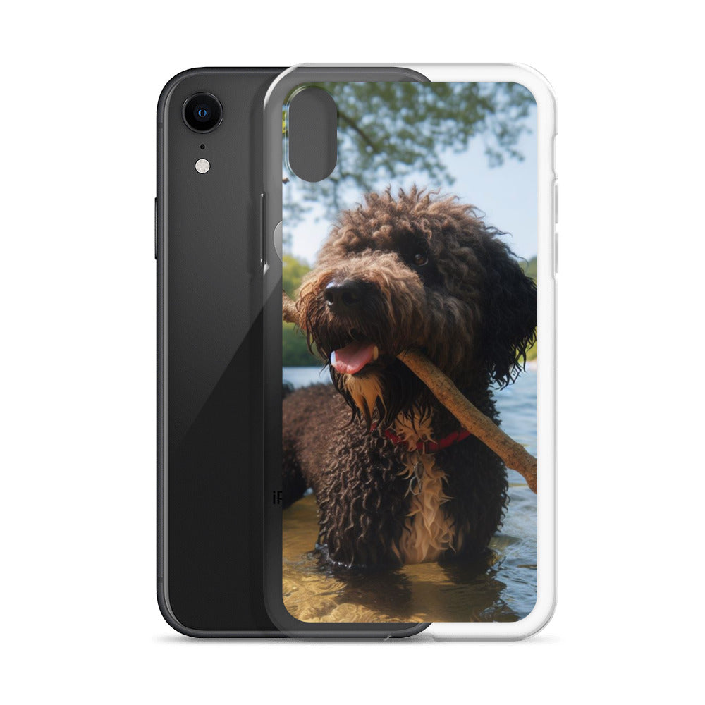 Funda transparente water dog palo