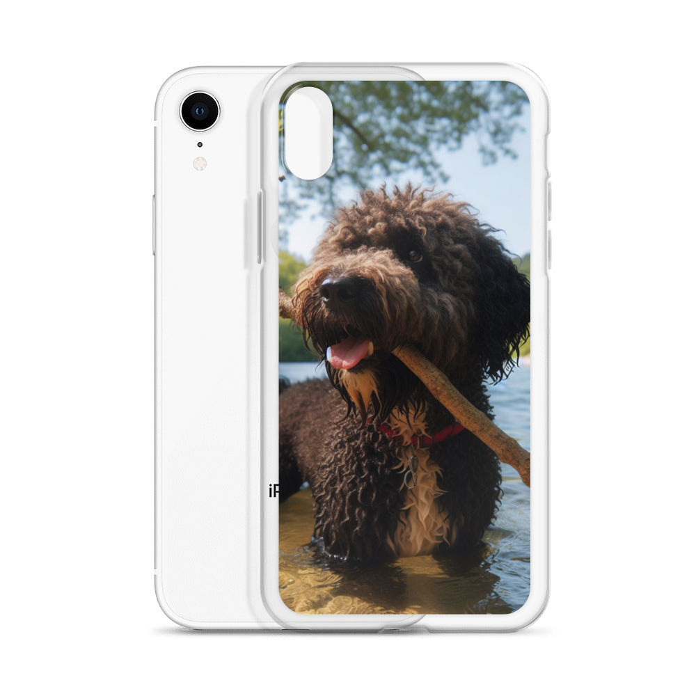 Funda transparente water dog palo