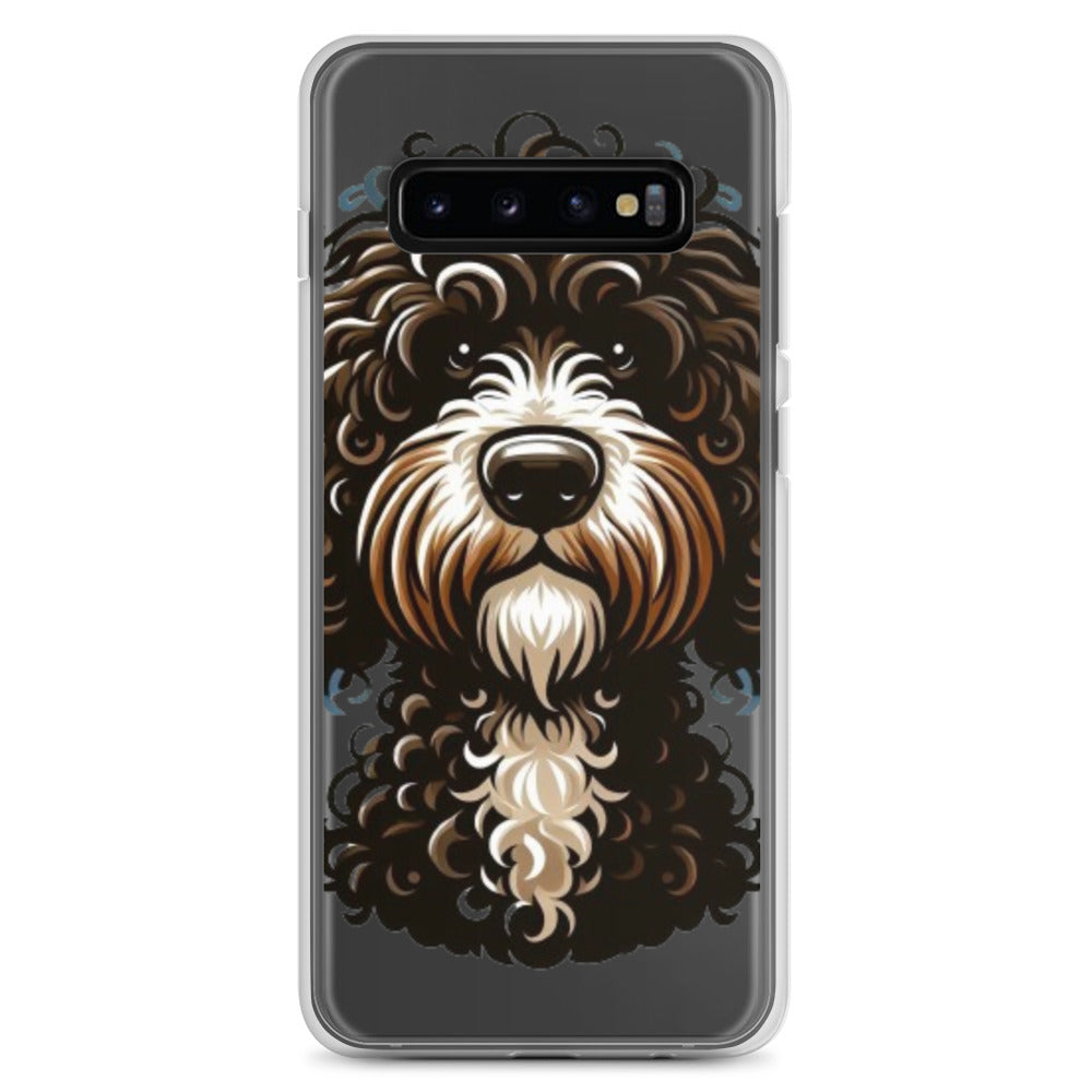 Funda transparente water dog sad