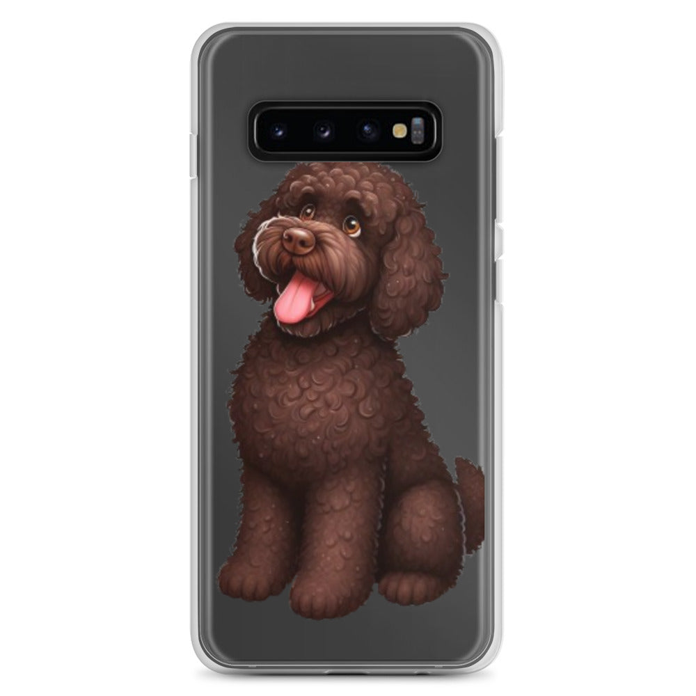 Funda transparente water dog happy