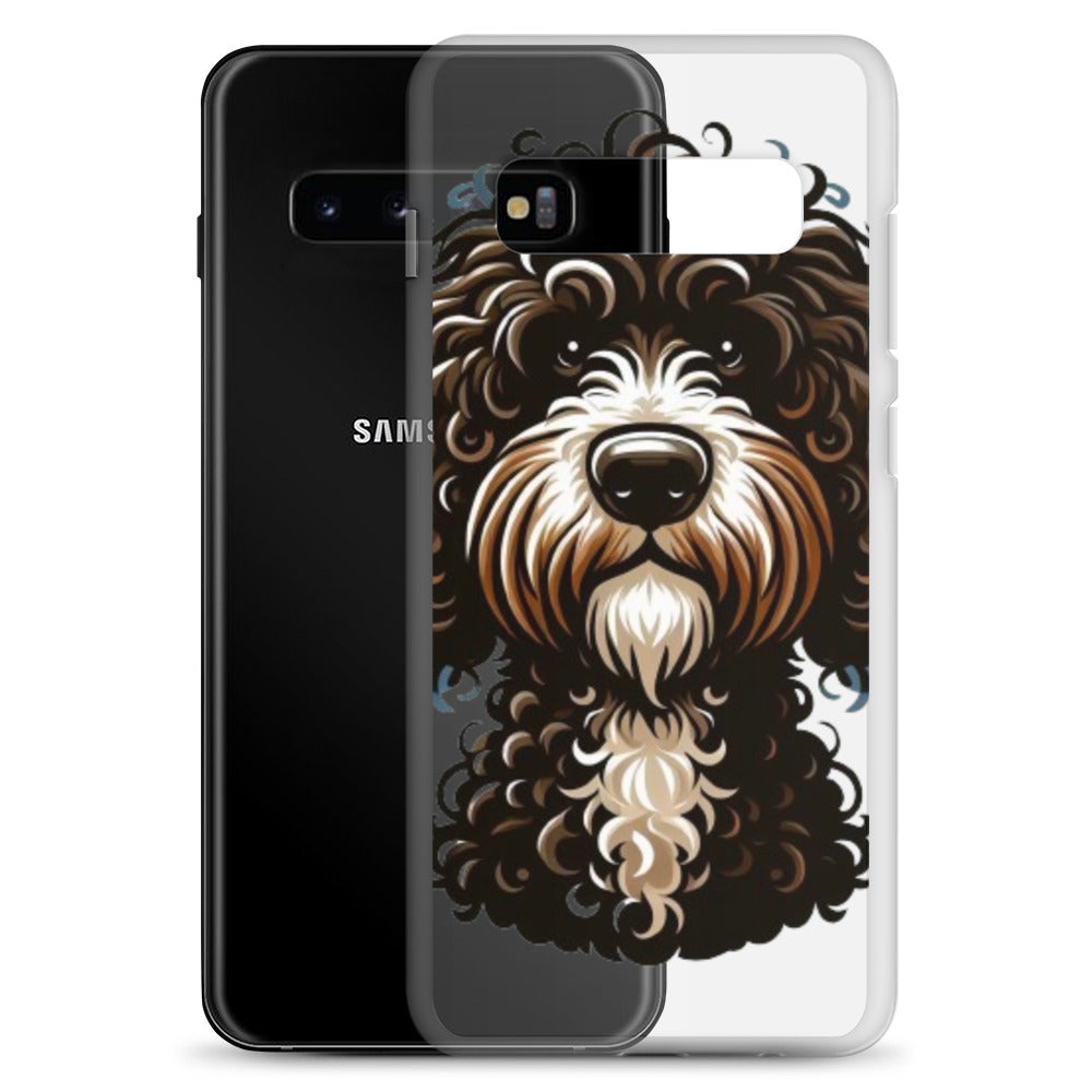 Funda transparente water dog sad