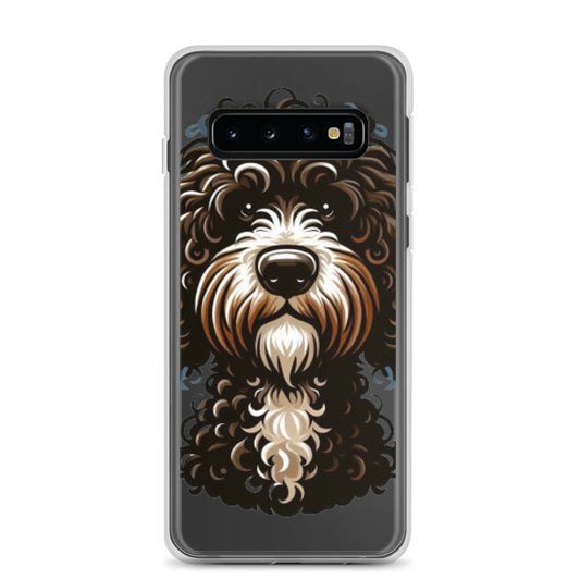 Funda transparente water dog sad