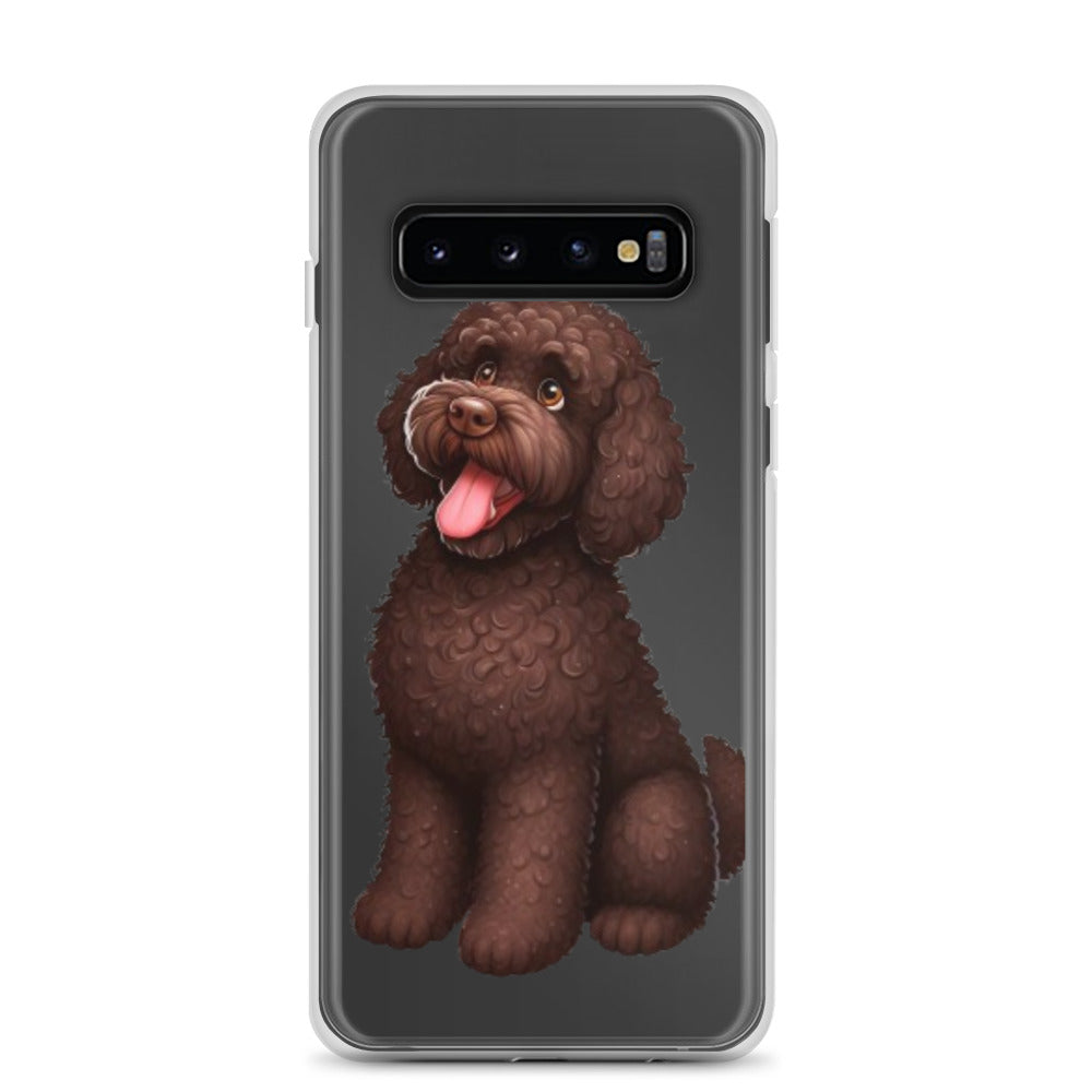 Funda transparente water dog happy