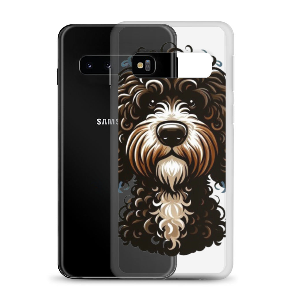 Funda transparente water dog sad