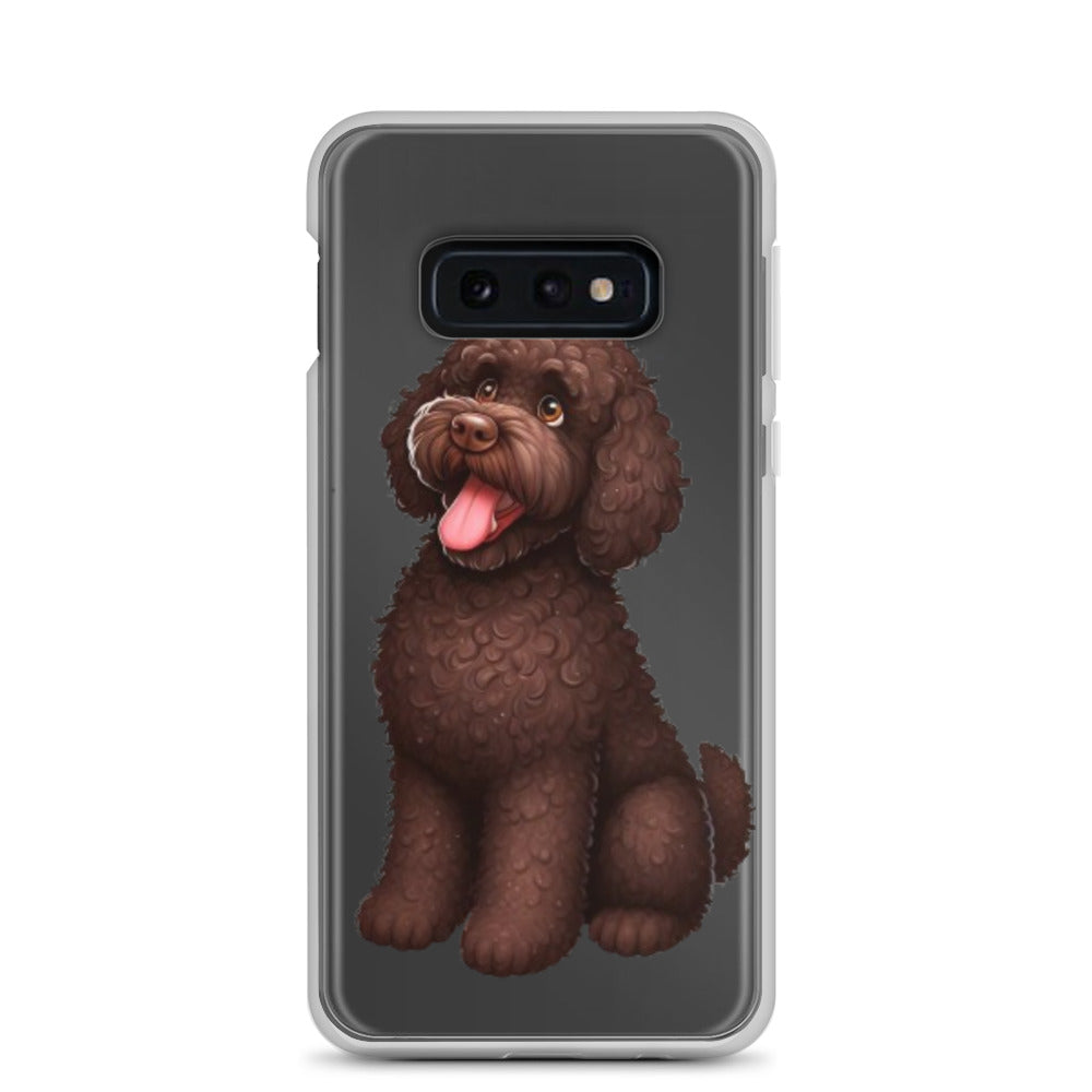 Funda transparente water dog happy