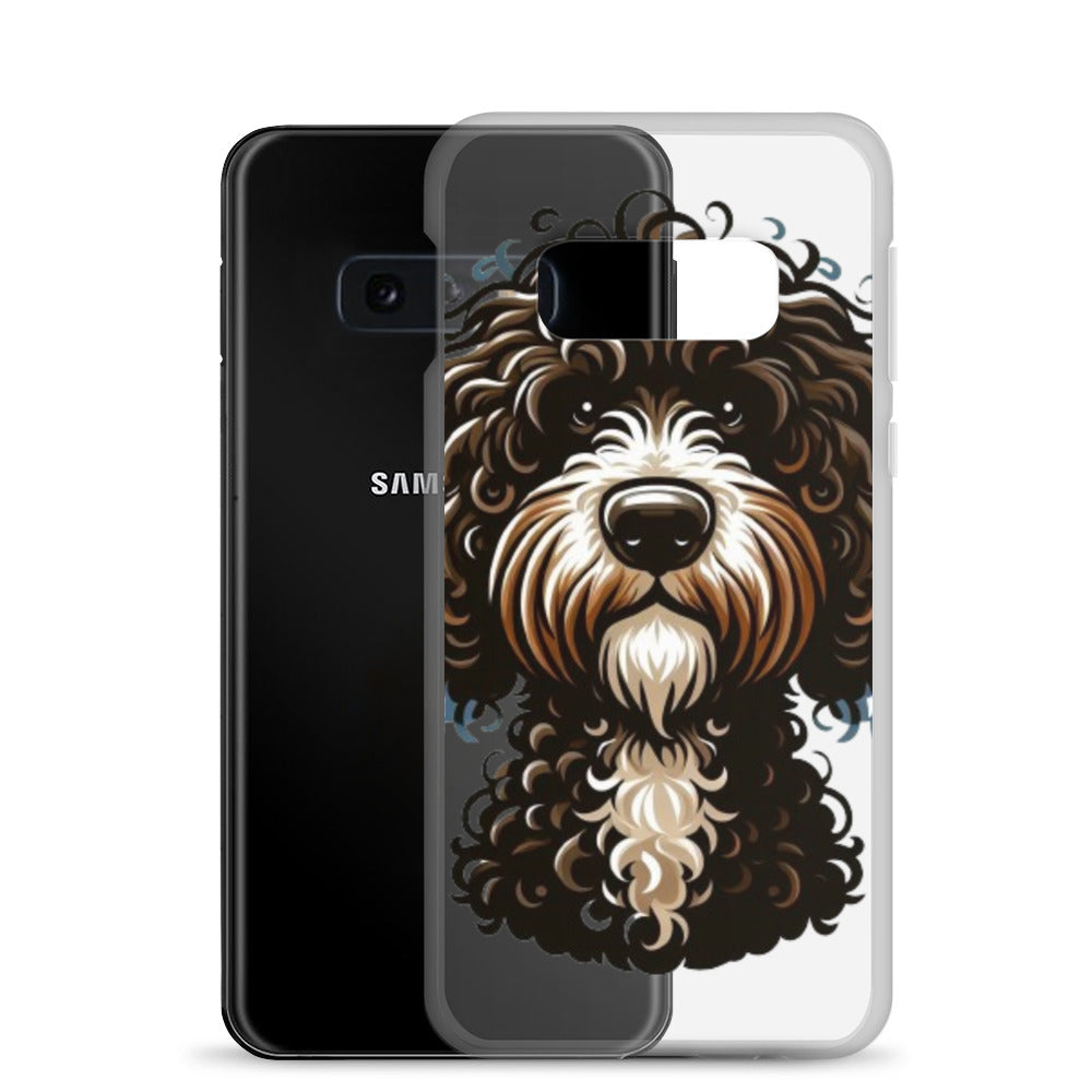 Funda transparente water dog sad